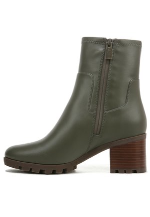 RONAN - Classic ankle boots - olive stretch synthetic