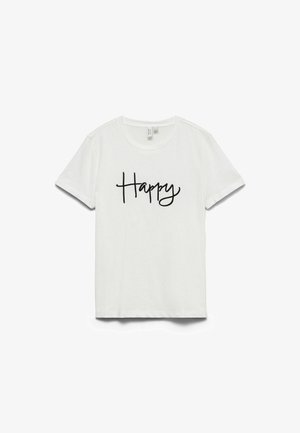 Vero Moda, T-SHIRT VMLOPANI T-SHIRT - T-shirts print - snow white