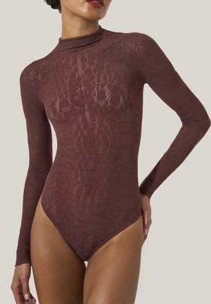 Body / Bodystocking - mahagony