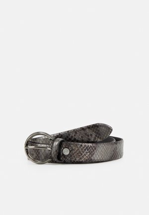 Belt - dark brown gun metal