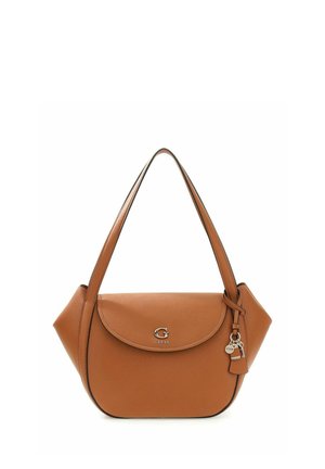 Guess, COLEEN FLAP SHOULDER BAG - Sac à main - caramel