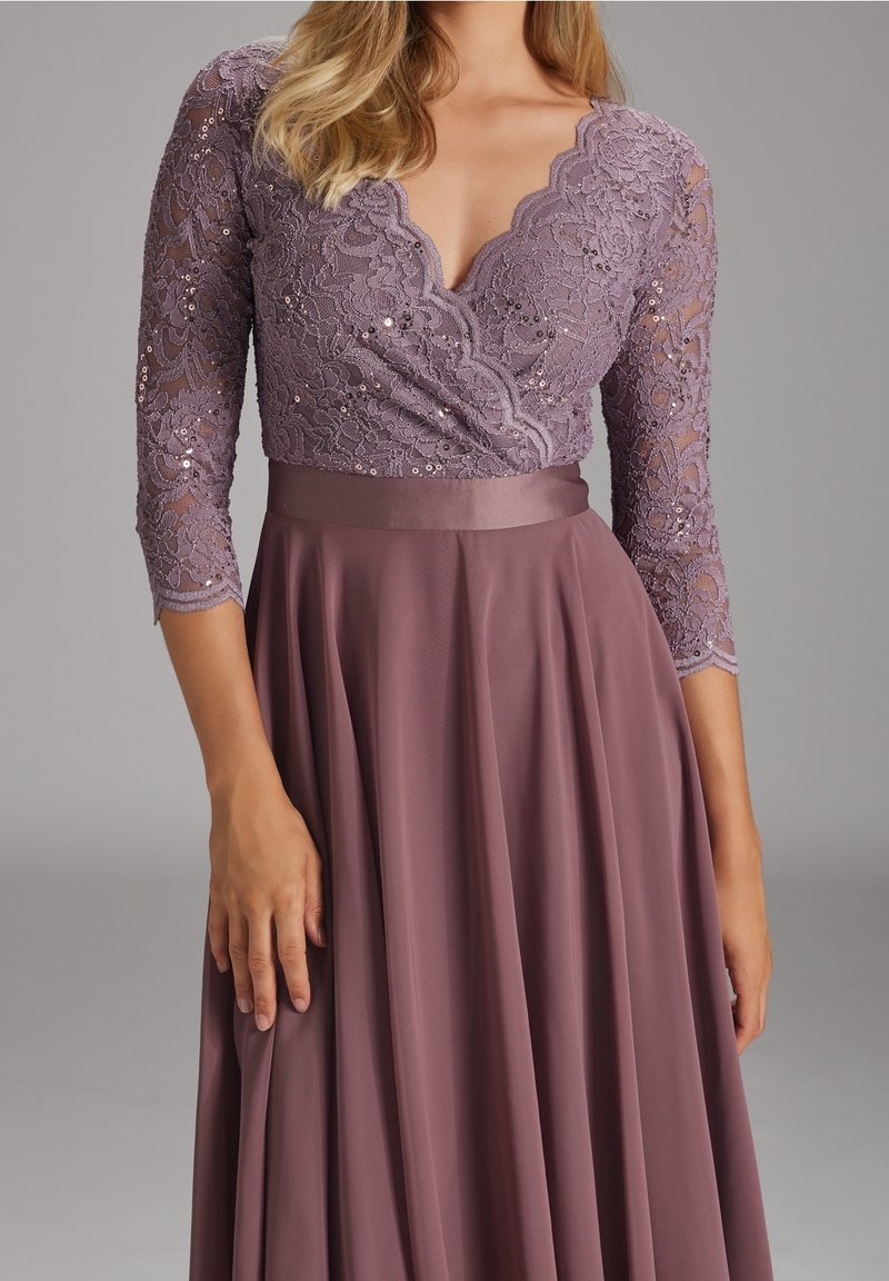 Swing Cocktail dress / Party dress - mauve - (Pre-owned)