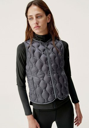 KENAL - Waistcoat - gris oscuro