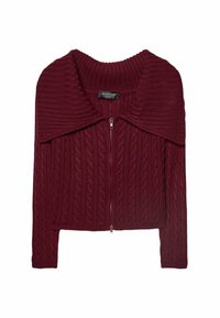 Stradivarius Strickjacke - bordeaux