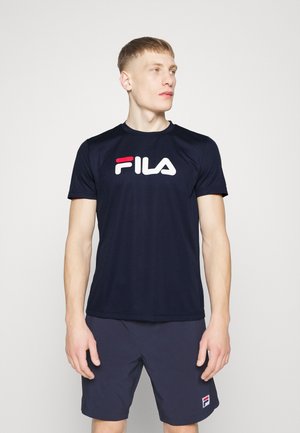 LOGO - T-shirt print - navy