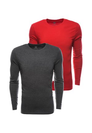 SET OF TWO LONGSLEEVE Z43 - Longsleeve - dark grey and red