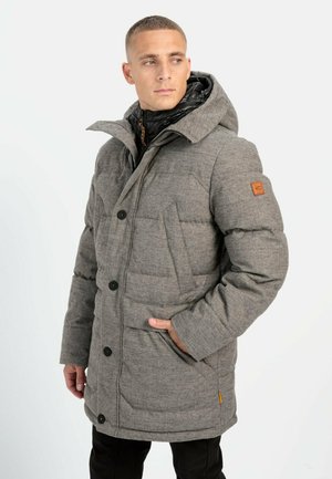 MIT ABNEHMBAREM KAPUZEN - Wintermantel - stone grey