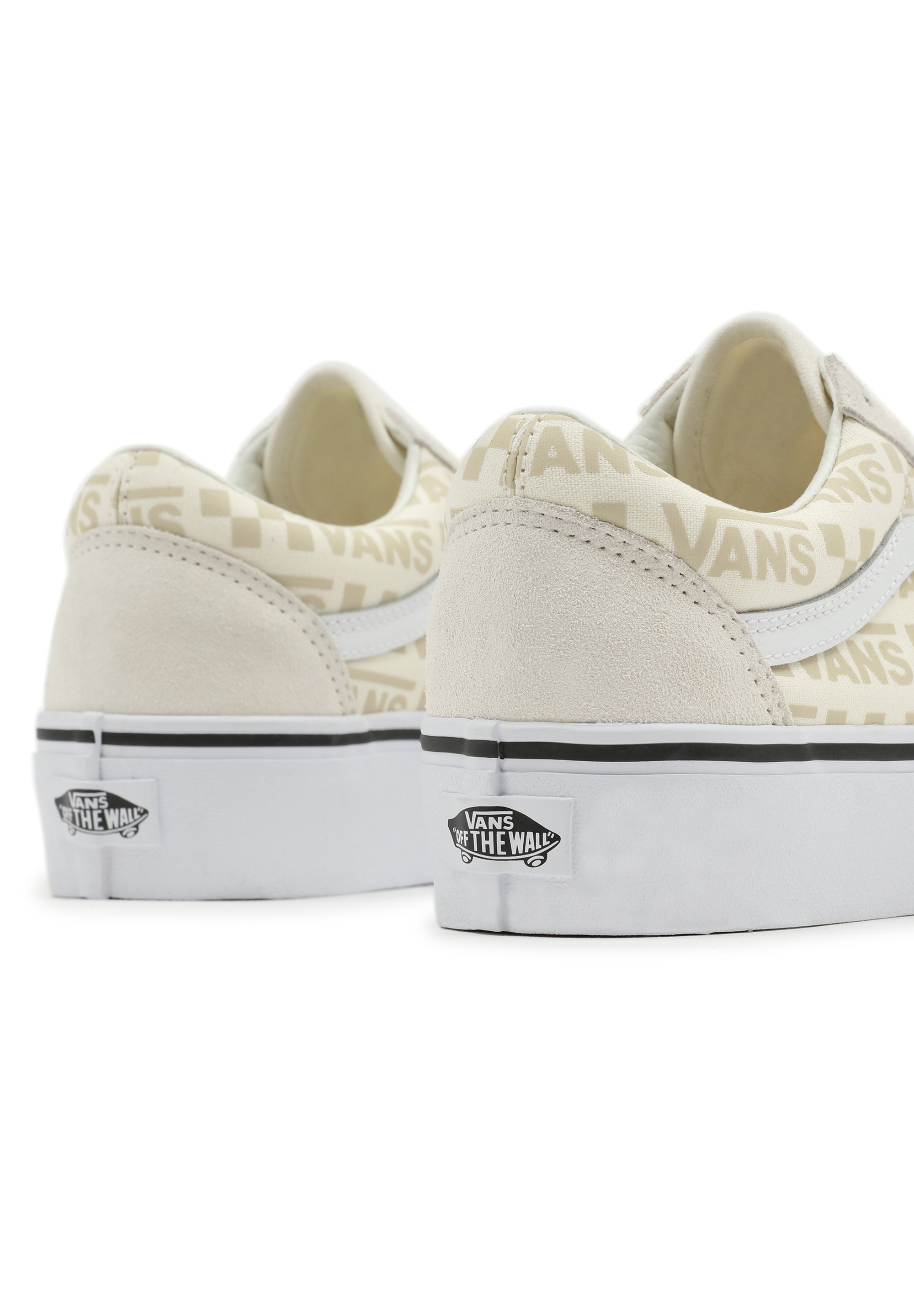 vans platform beige