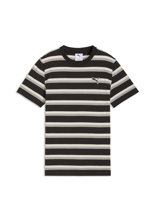 PUMA Camiseta Casual de Niño ESS ELEVATED Striped Negro — photo 5