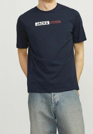 T-shirt print - dark blue