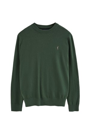 Strickpullover - green loden