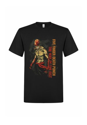 FIVE FINGER DEATH PUNCH NINJA - Triko s potiskem - black