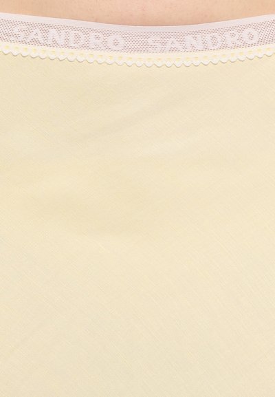 sandro SKYN - A-line skirt - jaune