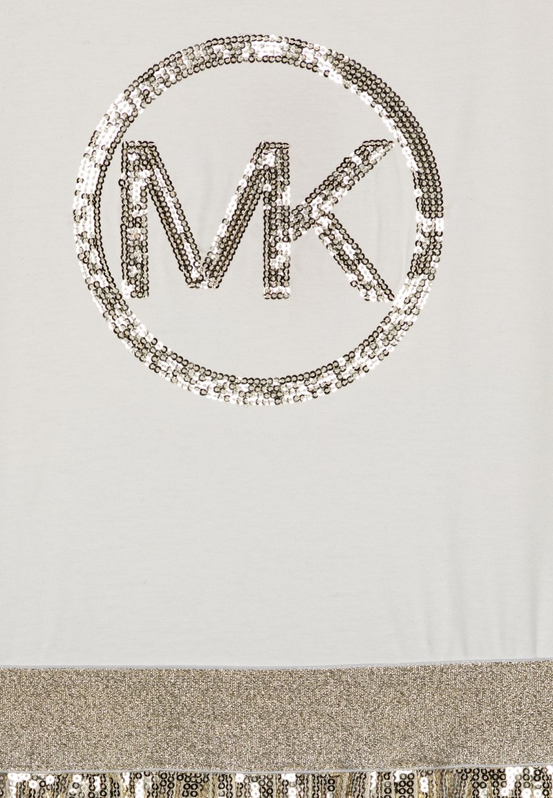Michael Kors Kids DRESS Vestito di maglina off-white/gold