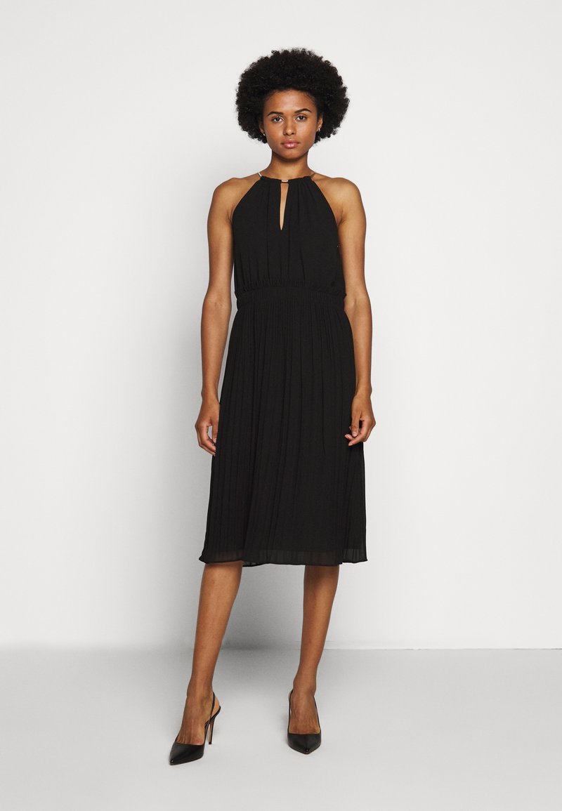 MICHAEL Michael Kors - CHAIN NECK MIDI DRESS - Cocktail dress / Party dress - black, Enlarge