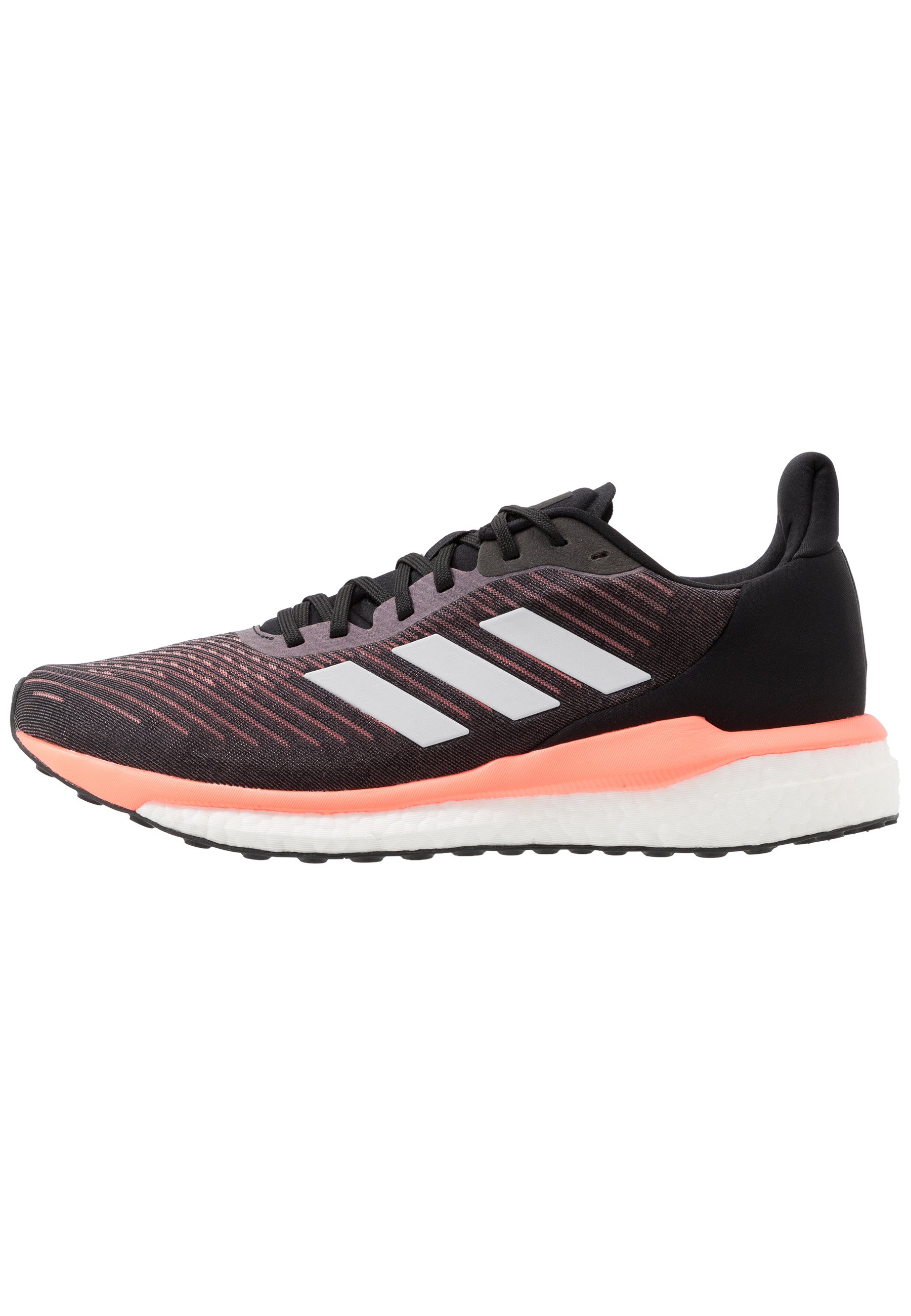 adidas Performance SOLAR DRIVE 19 - Nøytrale løpesko - core black/grey/signal coral adidas Performance SOLAR DRIVE 19 - Nøytrale løpesko - core black/grey/signal coral