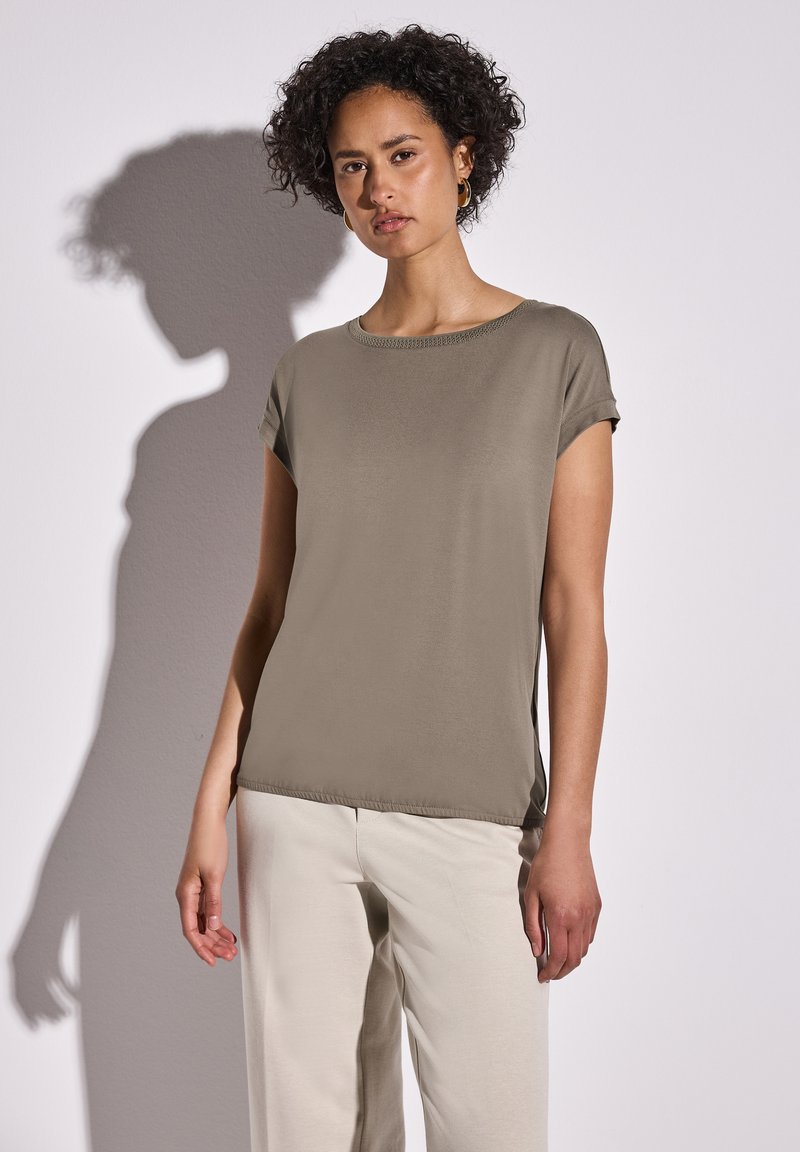 Street One Jednoduché tričko - braun