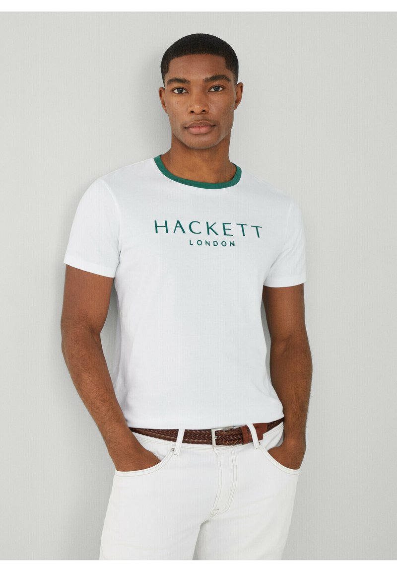 Hackett London - HERITAGE TEE - T-shirts print - white, Forstør