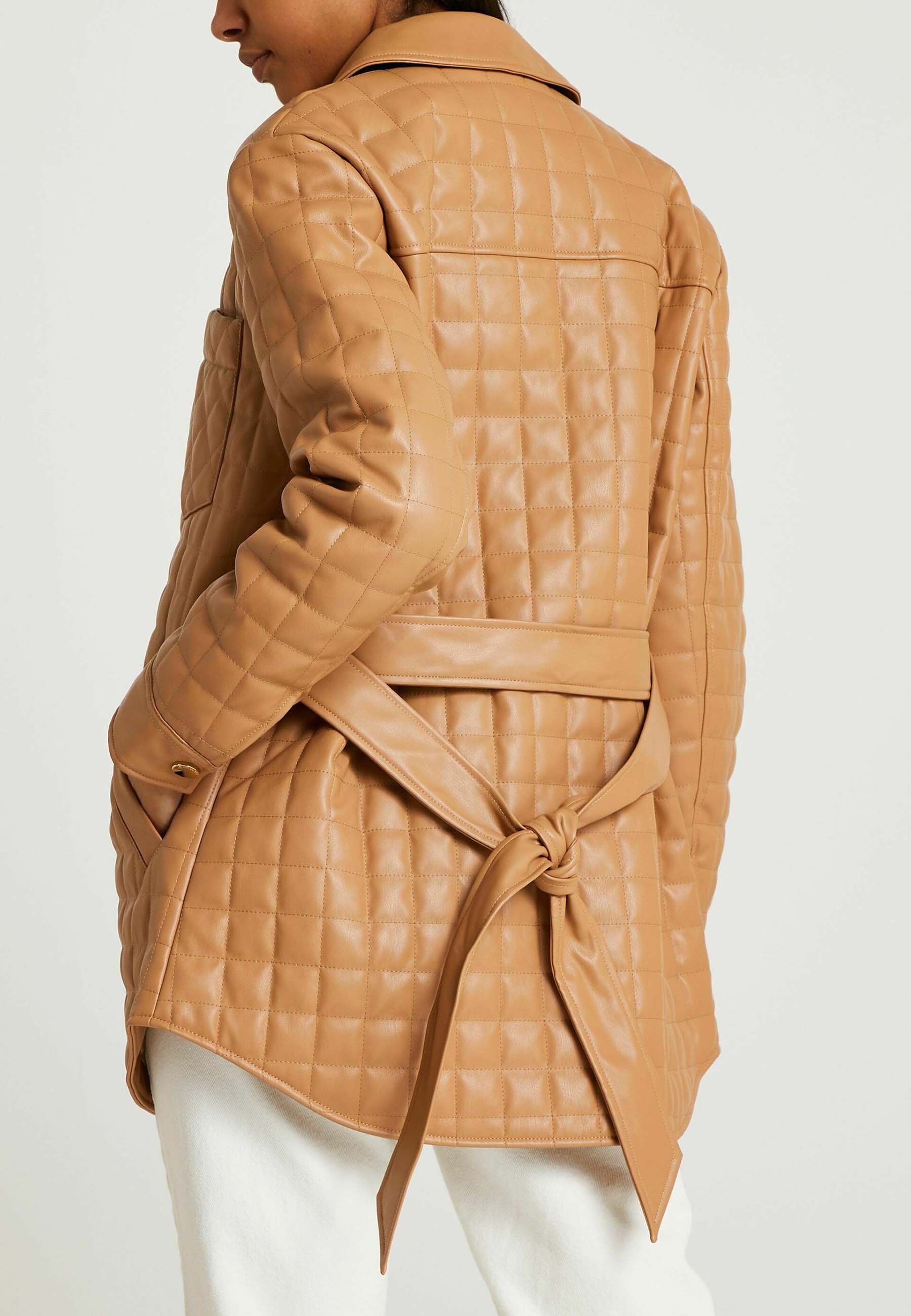 Abrigos River Island Mujeres | Abrigo de entretiempo 'MAX' Marrón Rojizo •  Jeffparkermusic