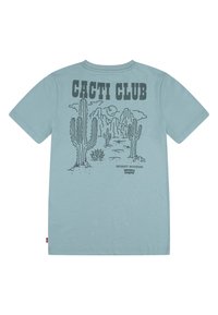 Levi's® CACTI CLUB TEE - Camiseta estampada - blue surf