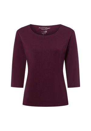 Long sleeved top - aubergine