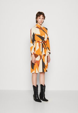 JDY JDYTHILDA MIDI SHIRT DRESS - Φόρεμα πουκάμισο - sandshell