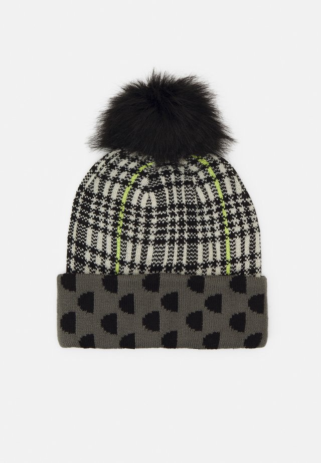 HAT MONOGRAM REVERSIBLE - Hut - black