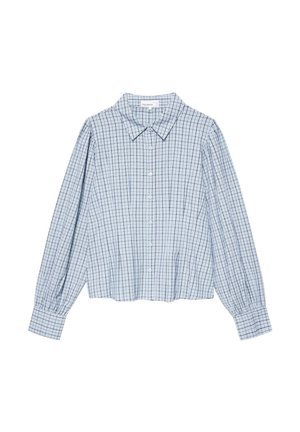 PULL&BEAR, CAMISA ENTALLADA CUADROS - Chemisier - grey blue