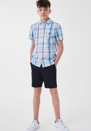 SHORT SLEEVE CHECK - Hemd - blue
