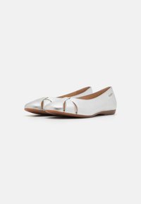 WONDERS Bailarinas - silver-coloured