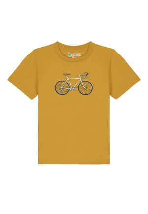 BIKE - T-shirt print - ochre