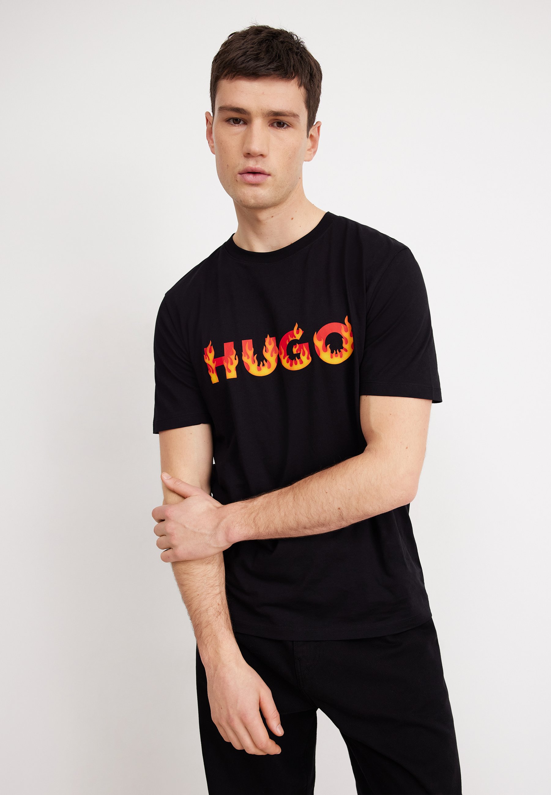 Hugo Danda Tシャツ HUGO DANDA - T-Shirt print - black/schwarz - Zalando