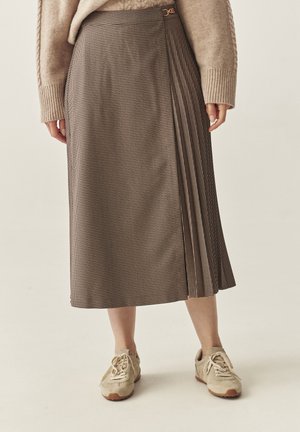 Trapecinis sijonas - houndstooth