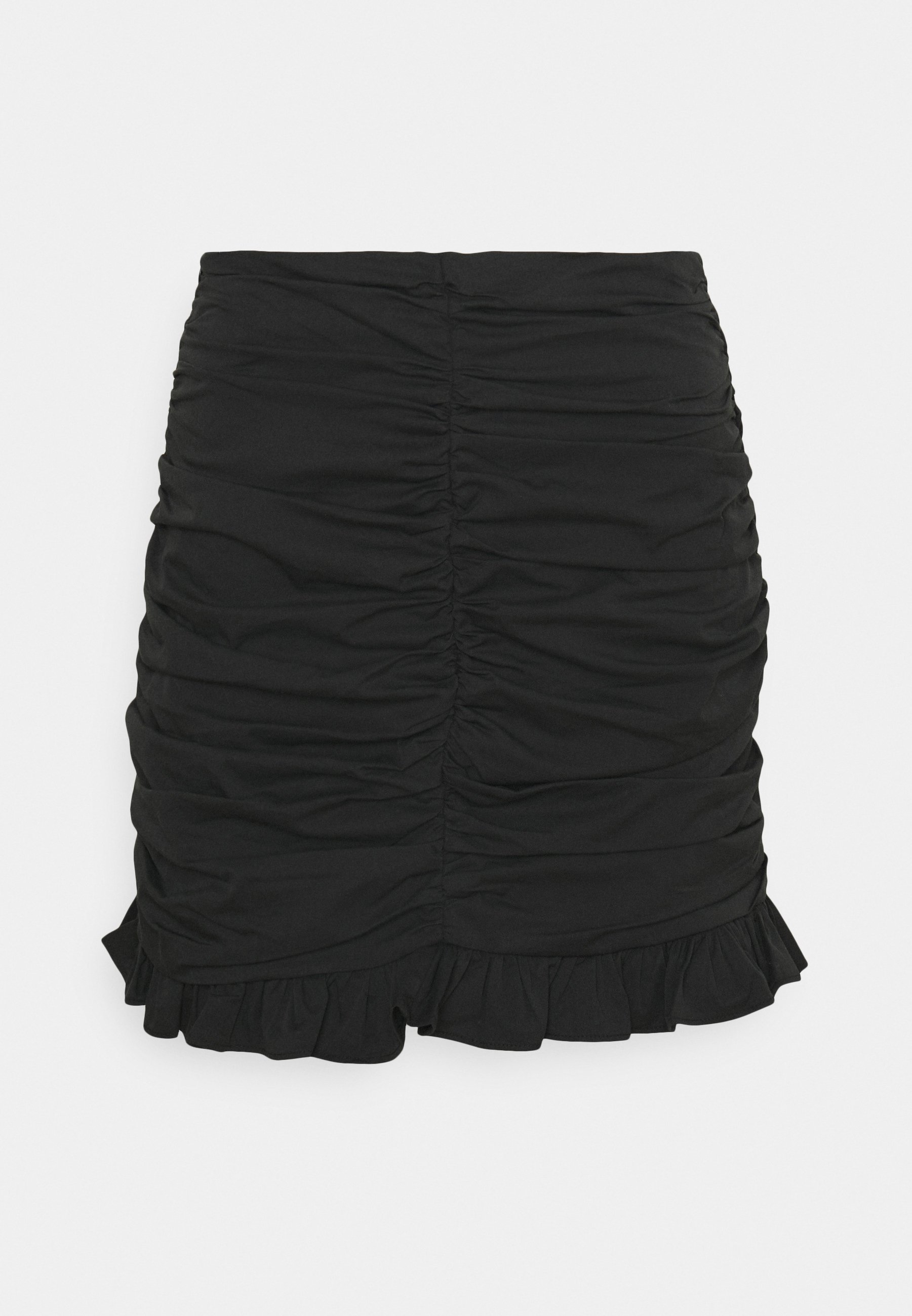ruffle hem skirt