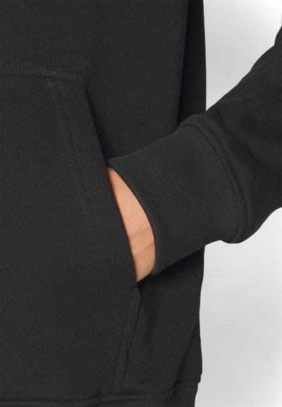 Han Kjøbenhavn BASIC LOGO HOODIE UNISEX - Kapucnis pulóver - black