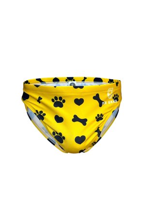 Mr Ukko PAWS BONES - Swimming briefs - yellow