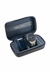 Nautica OCEAN BEACH - Hodinky se stopkami - silver tone