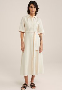 WE Fashion WE STUDIO - Rochie tip cămașă - white