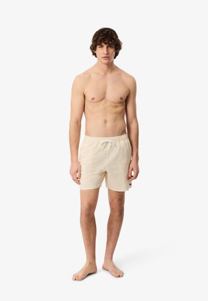 Badeshorts - blanc/jaune iy