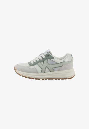 Mustang, DAMEN LOW SNEAKER LOW TOP 26M0702001 WEISS 00320 WHITE-MINT - Sneakers - white/mint