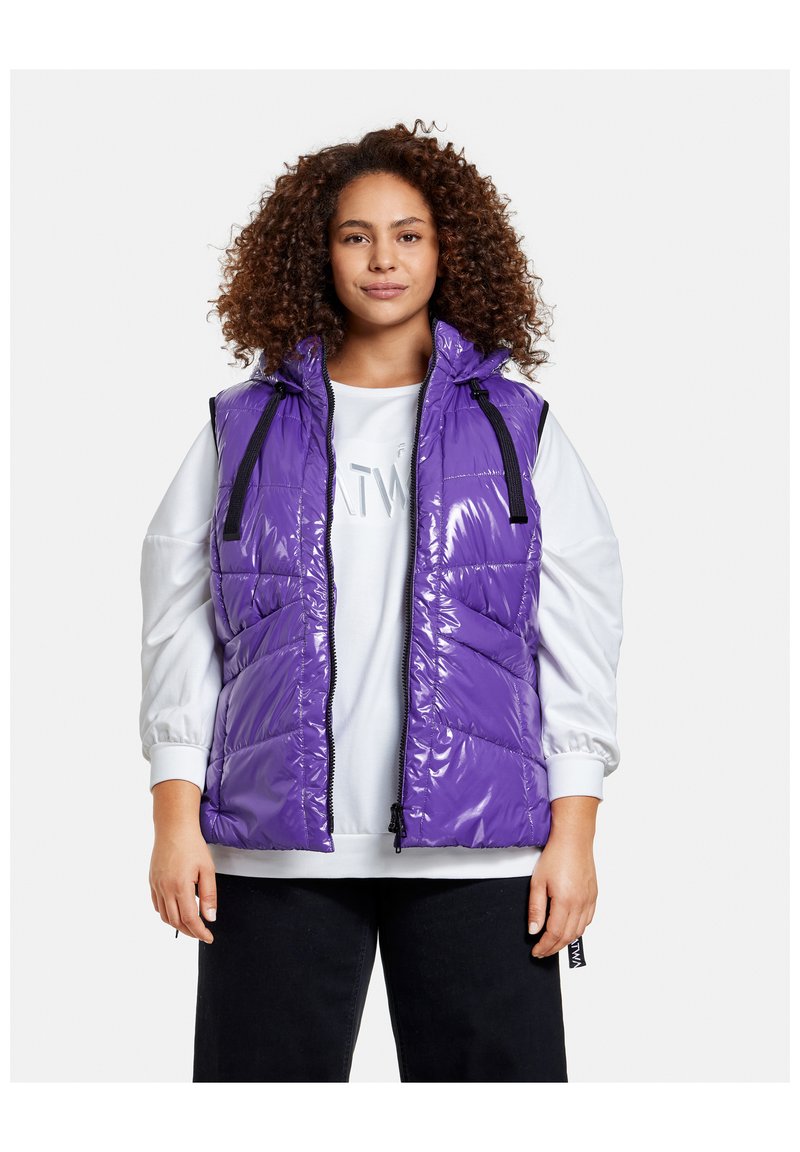 Damen Leichte Jacken | Samoon Weste royal lilac/lila - GG71213 Damen Leichte Jacken | Samoon Weste royal lilac/lila - GG71213