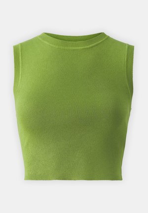 JDY JDYCIRKELINE CROP - Top - piquant green