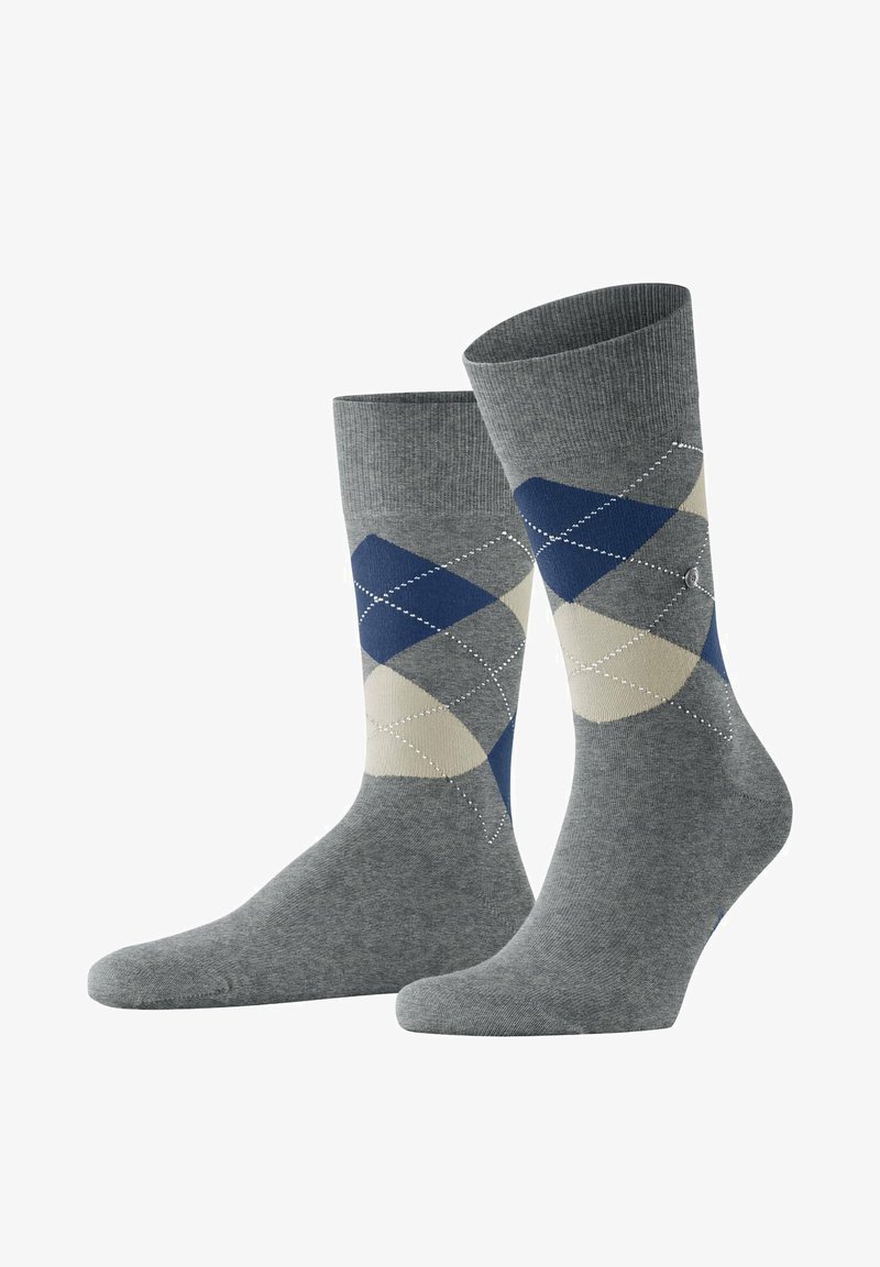 Burlington King - Chaussettes - grau blau beige