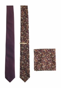 2 PACK - Cravată - burgundy red