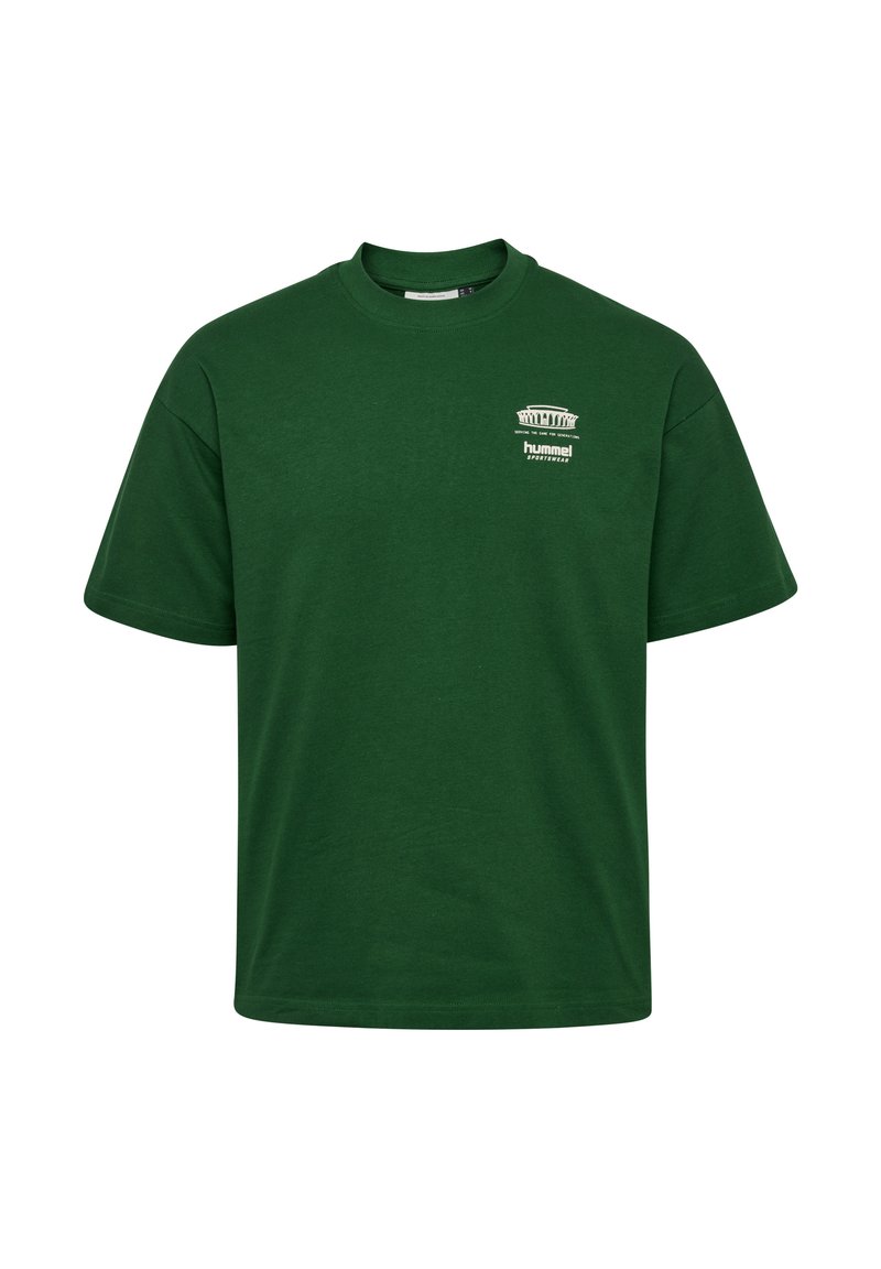 Hummel T-shirt print groen