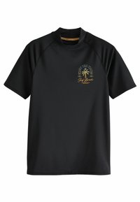 Next REGULAR FIT - Nyomott mintás póló - black
