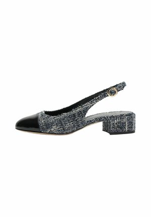 Decolleté - blue tweed