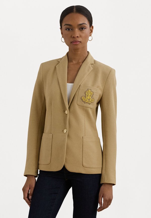 BULLION JACQUARD BLAZER - Blazer - camel