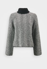 VMNAOMI HIGH NECK - Maglione - black/silver melange