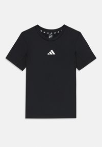 adidas Performance - TEE JUNIOR UNISEX - Tričko s potlačou - black/white Miniatúrny obrázok 1